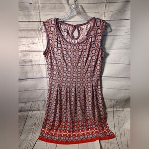 Max Studio Sz Small Sleeveless Dress Red And Blue